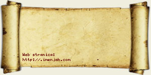 Trnjina Rajković vizit kartica